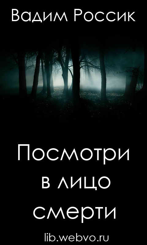 Вадим Россик, Посмотри в лицо смерти, обложка бесплатной электронной книги